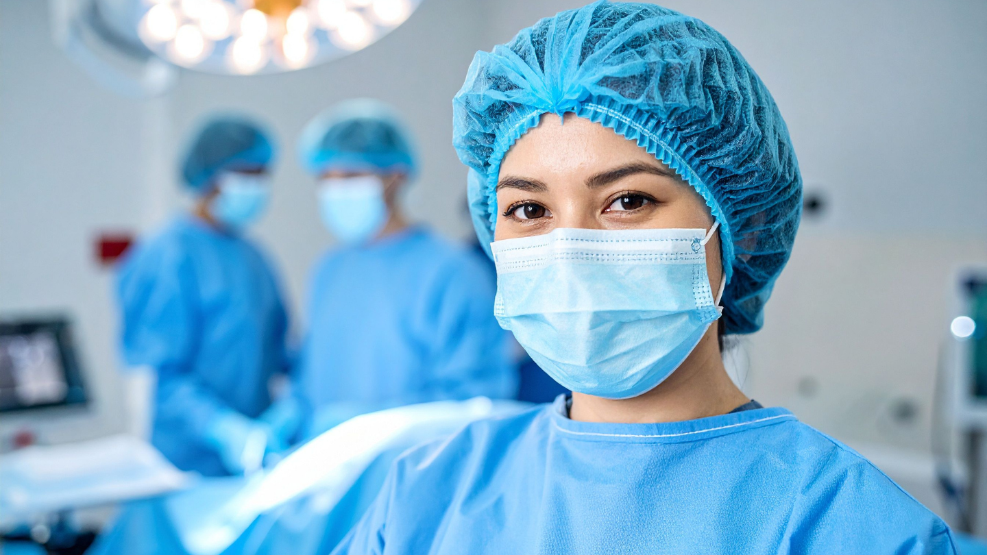 Female Surgeon In Operating Room
