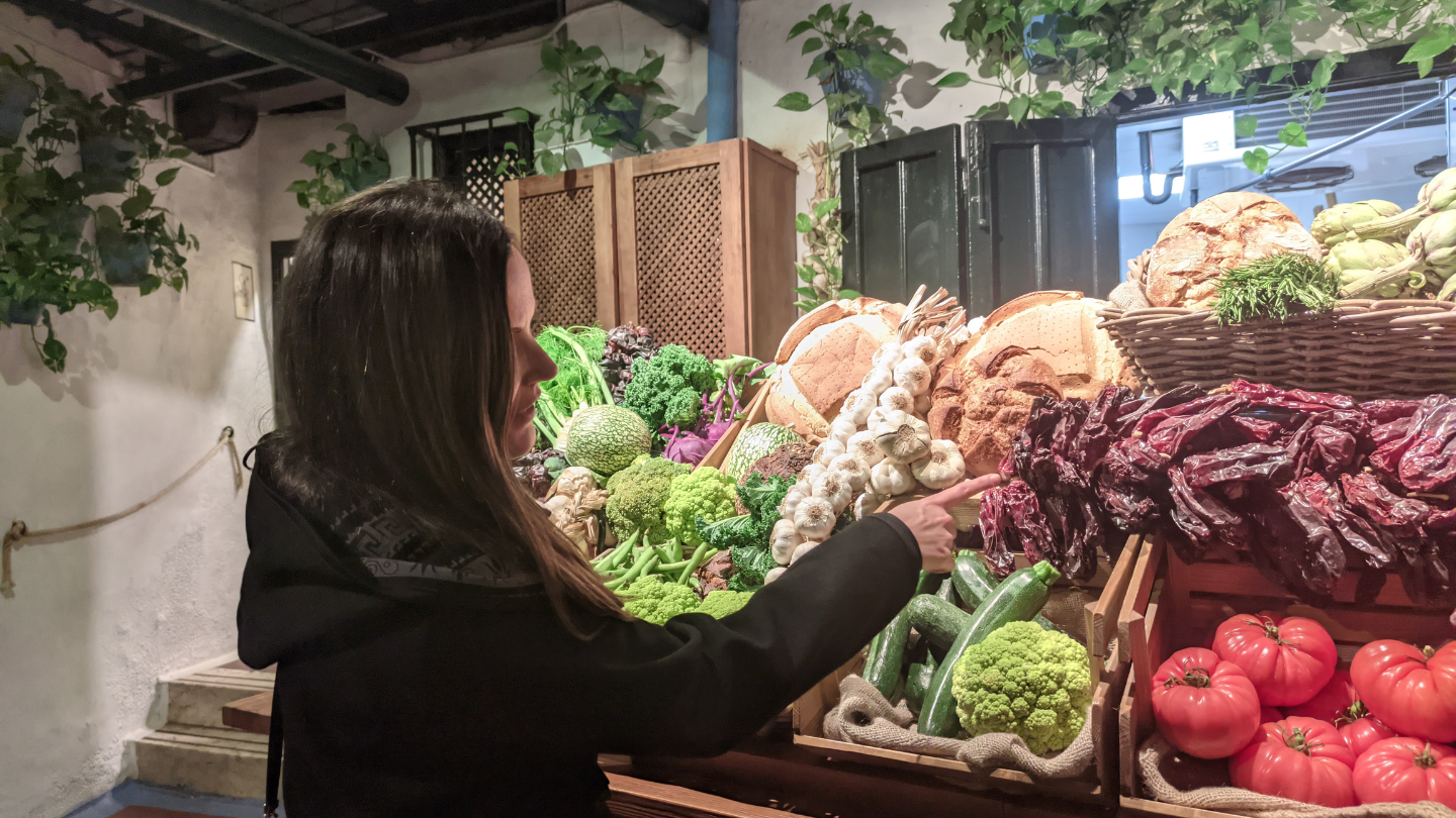 Woman Shopping For Fresh Produce